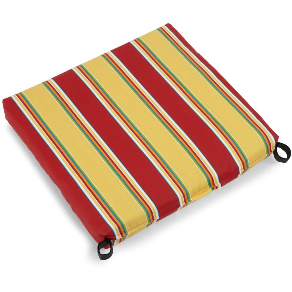 20-inch by 19-inch Spun Polyester Chair Cushion. Picture 1