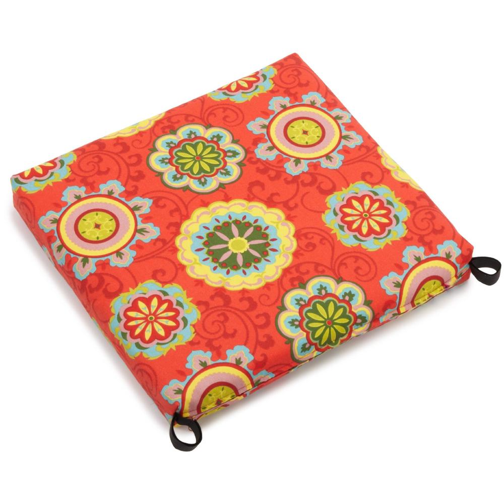 20-inch by 19-inch Spun Polyester Chair Cushion. Picture 1