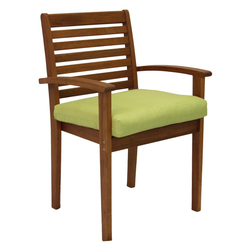 20-inch by 19-inch Spun Polyester Chair Cushion. Picture 2