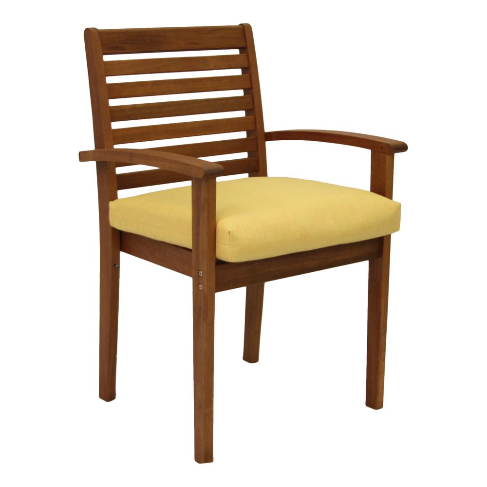 20-inch by 19-inch Spun Polyester Chair Cushion. Picture 2