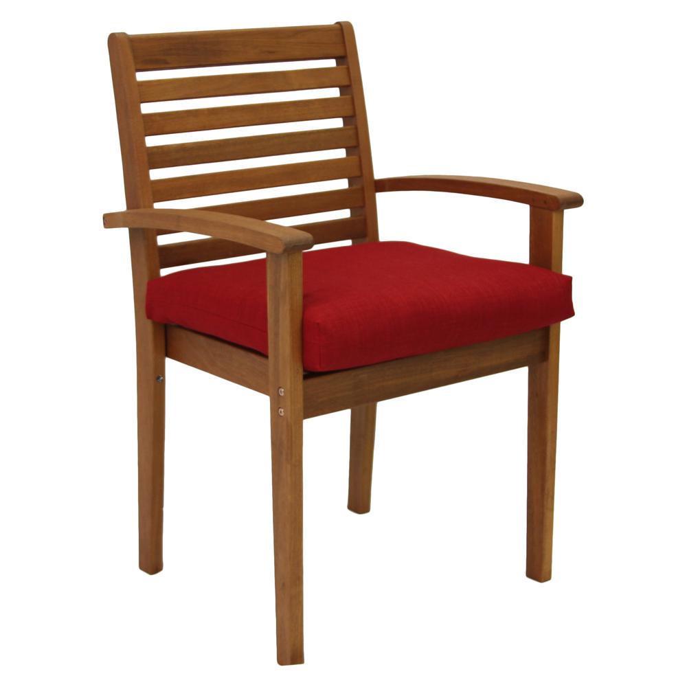 20-inch by 19-inch Spun Polyester Chair Cushion. Picture 2