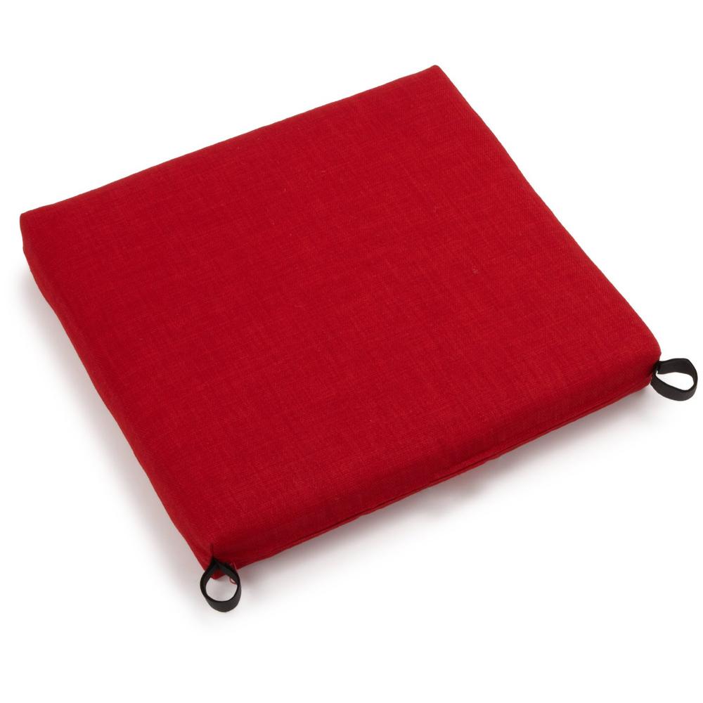 20-inch by 19-inch Spun Polyester Chair Cushion. Picture 1