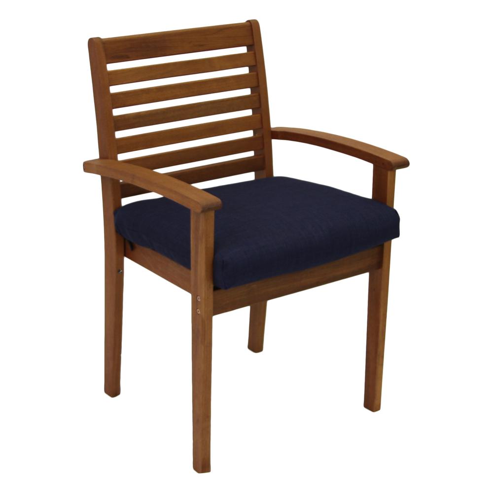 20-inch by 19-inch Spun Polyester Chair Cushion. Picture 2