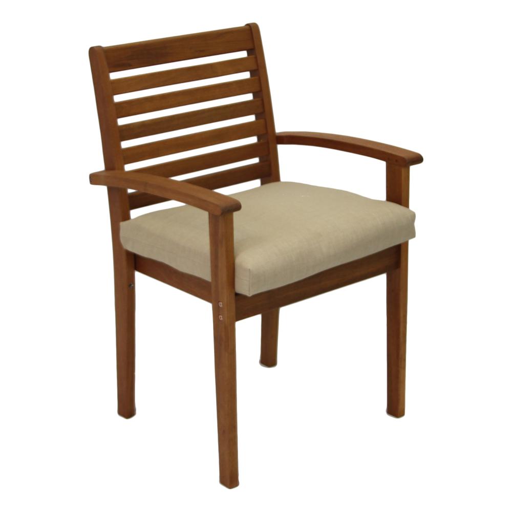 20-inch by 19-inch Spun Polyester Chair Cushion. Picture 2