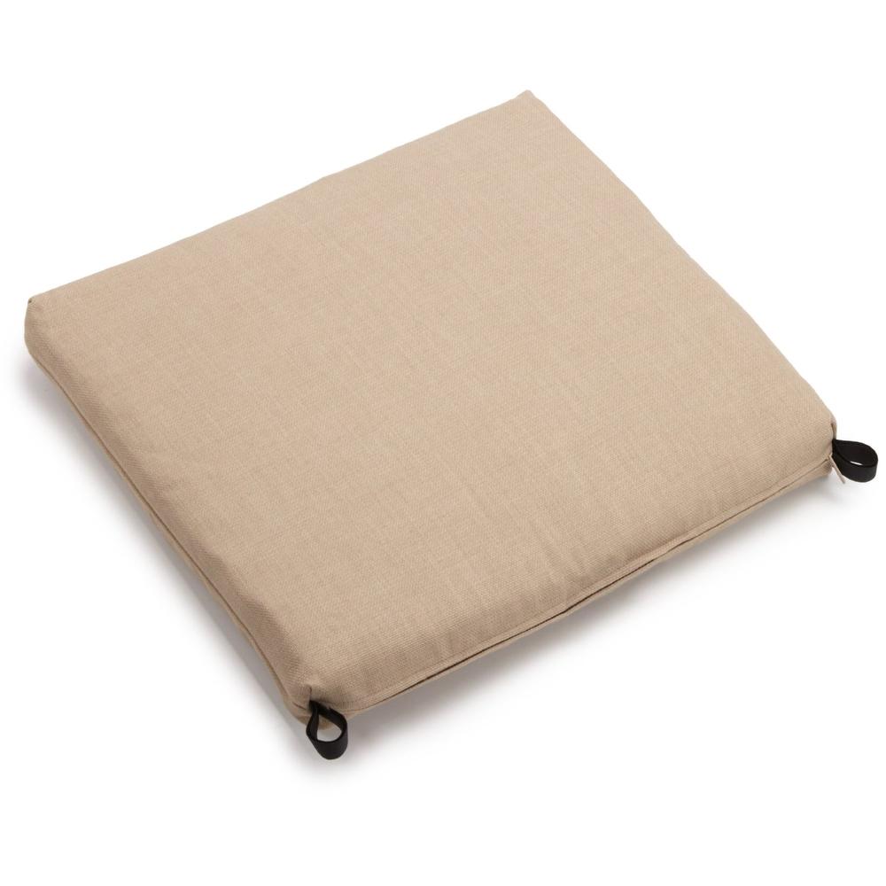 20-inch by 19-inch Spun Polyester Chair Cushion. Picture 1