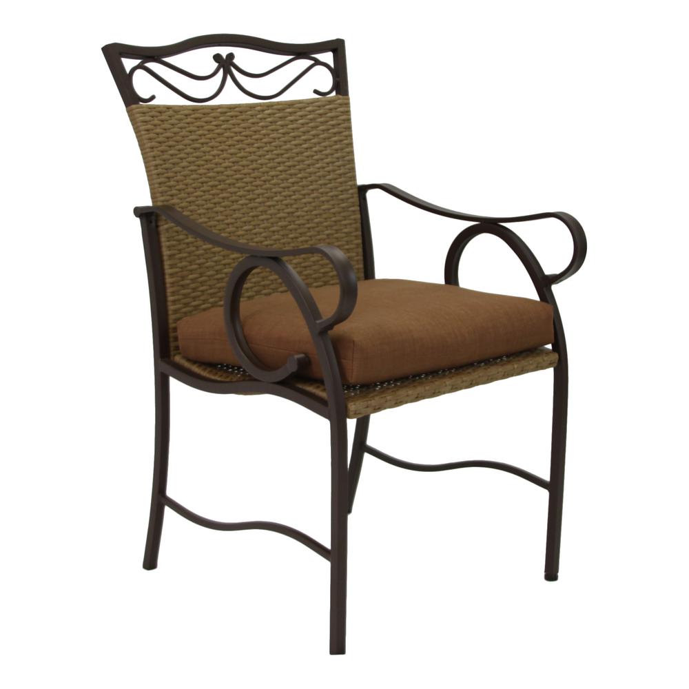 20-inch by 19-inch Spun Polyester Chair Cushion. Picture 2