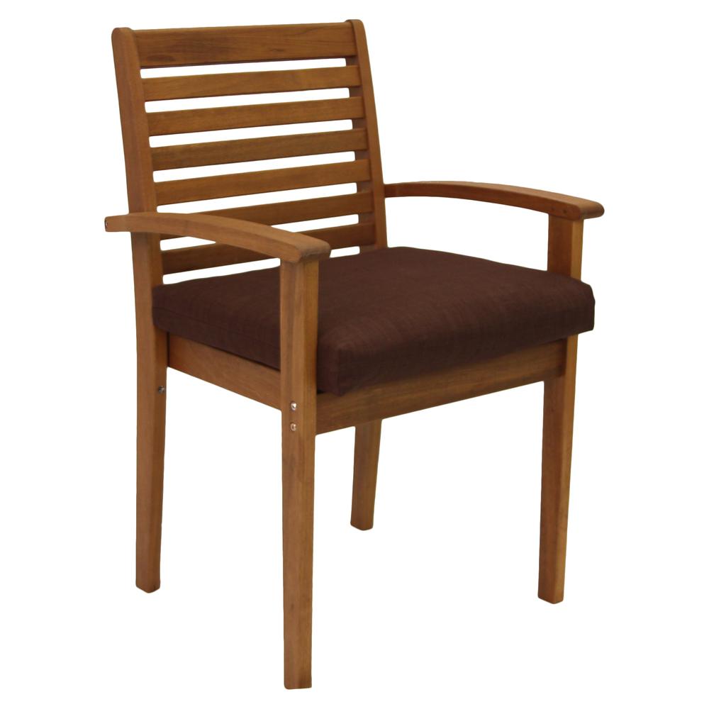 20-inch by 19-inch Spun Polyester Chair Cushion. Picture 2