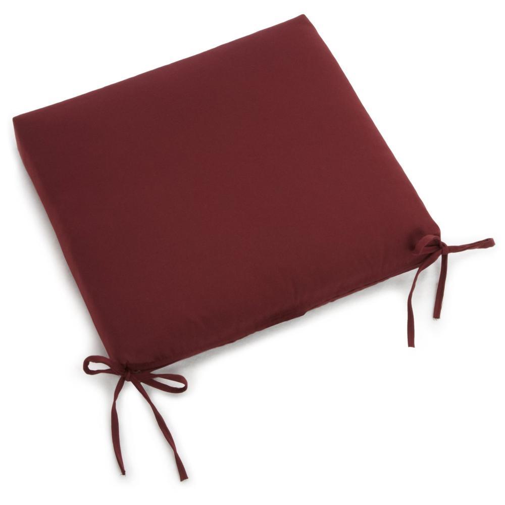 20-inch by 19-inch Twill Chair Cushion. Picture 1