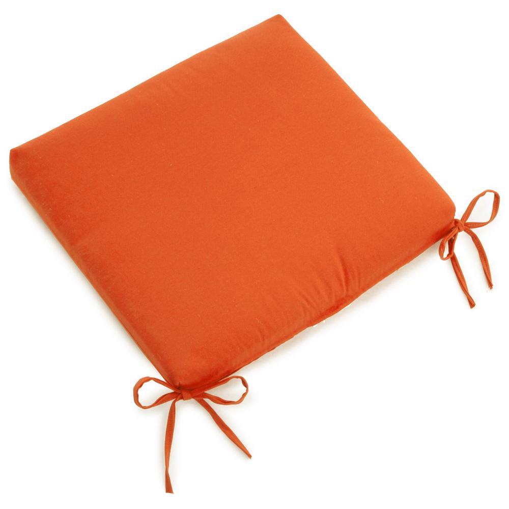 20-inch by 19-inch Solid Twill Chair Cushion  93454-1CH-TW-TD. Picture 1