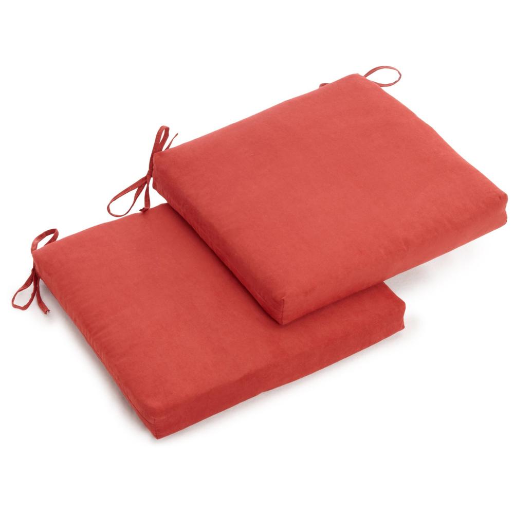 20-inch by 19-inch Spun Polyester Chair Cushion (Set of Two). Picture 1