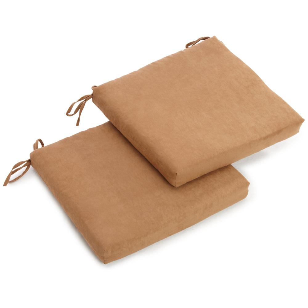 20-inch by 19-inch Spun Polyester Chair Cushion (Set of Two). Picture 1