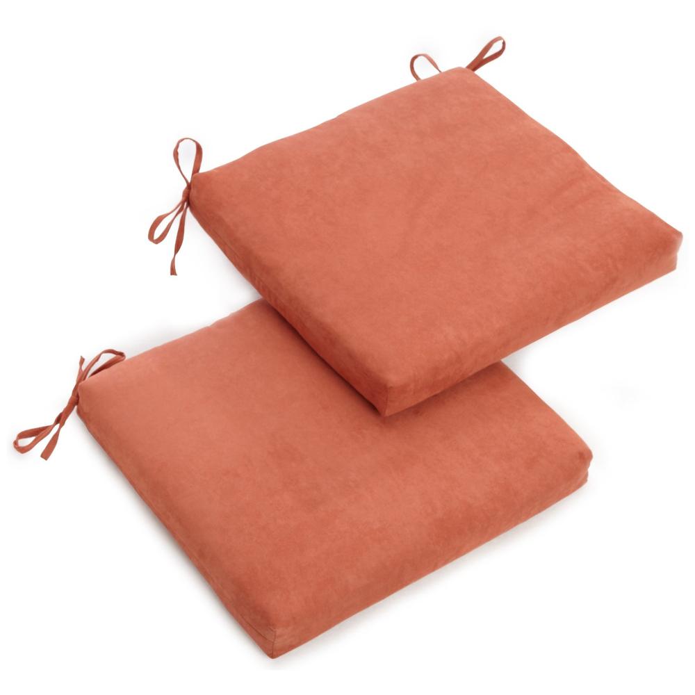 20-inch by 19-inch Spun Polyester Chair Cushion (Set of Two). Picture 1