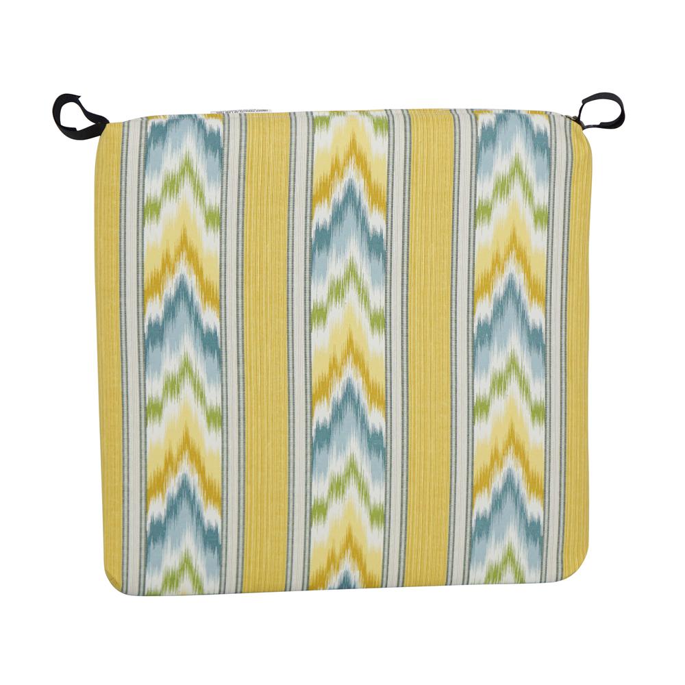 20-inch by 19-inch Patterned Outdoor Chair Cushions (Set of 2)  93454-2CH-OD-116. Picture 2