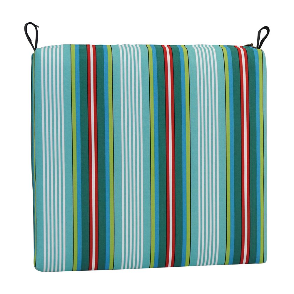 20-inch by 19-inch Patterned Outdoor Chair Cushions (Set of 2)  93454-2CH-OD-195. Picture 2