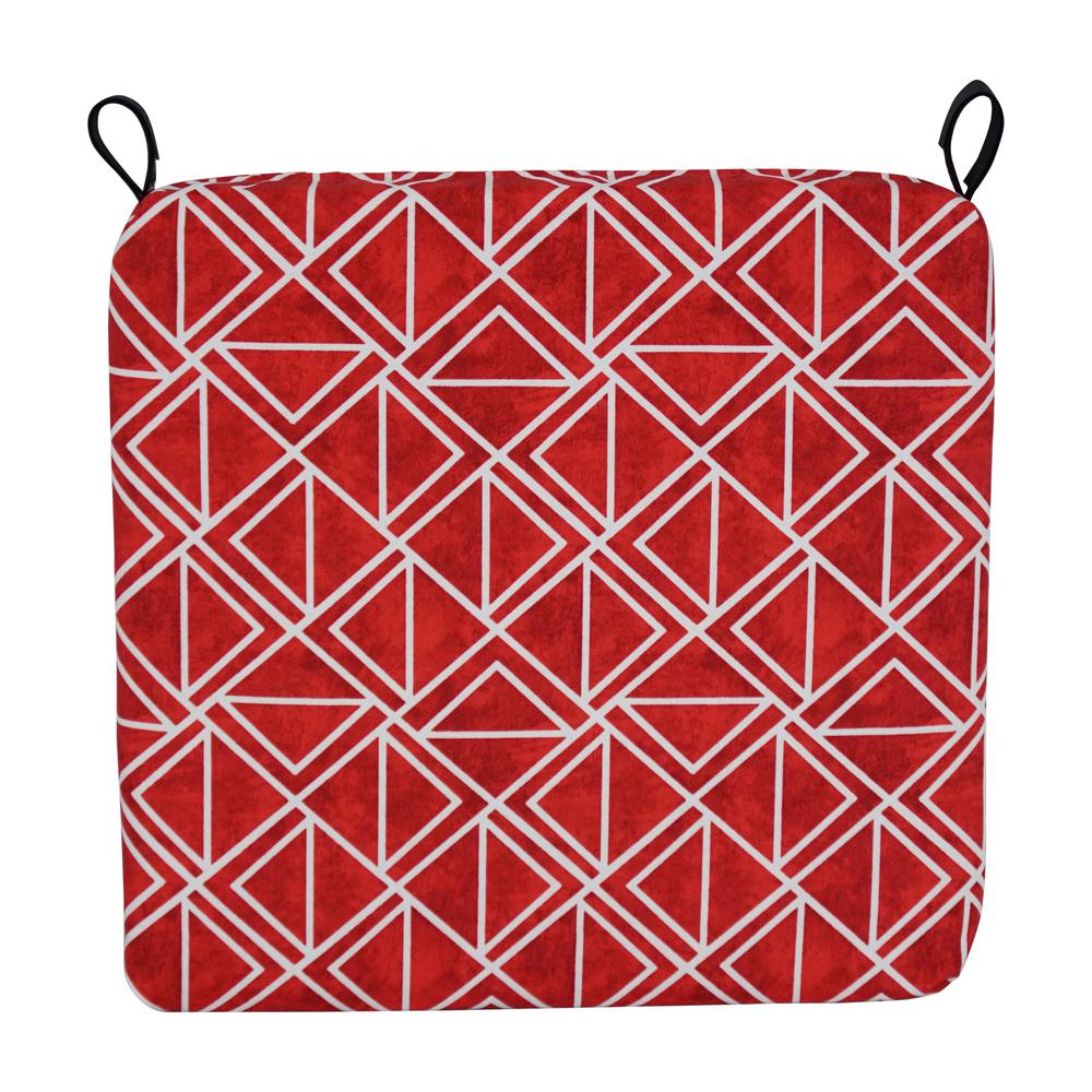 20-inch by 19-inch Patterned Outdoor Chair Cushions (Set of 2)  93454-2CH-OD-227. Picture 2