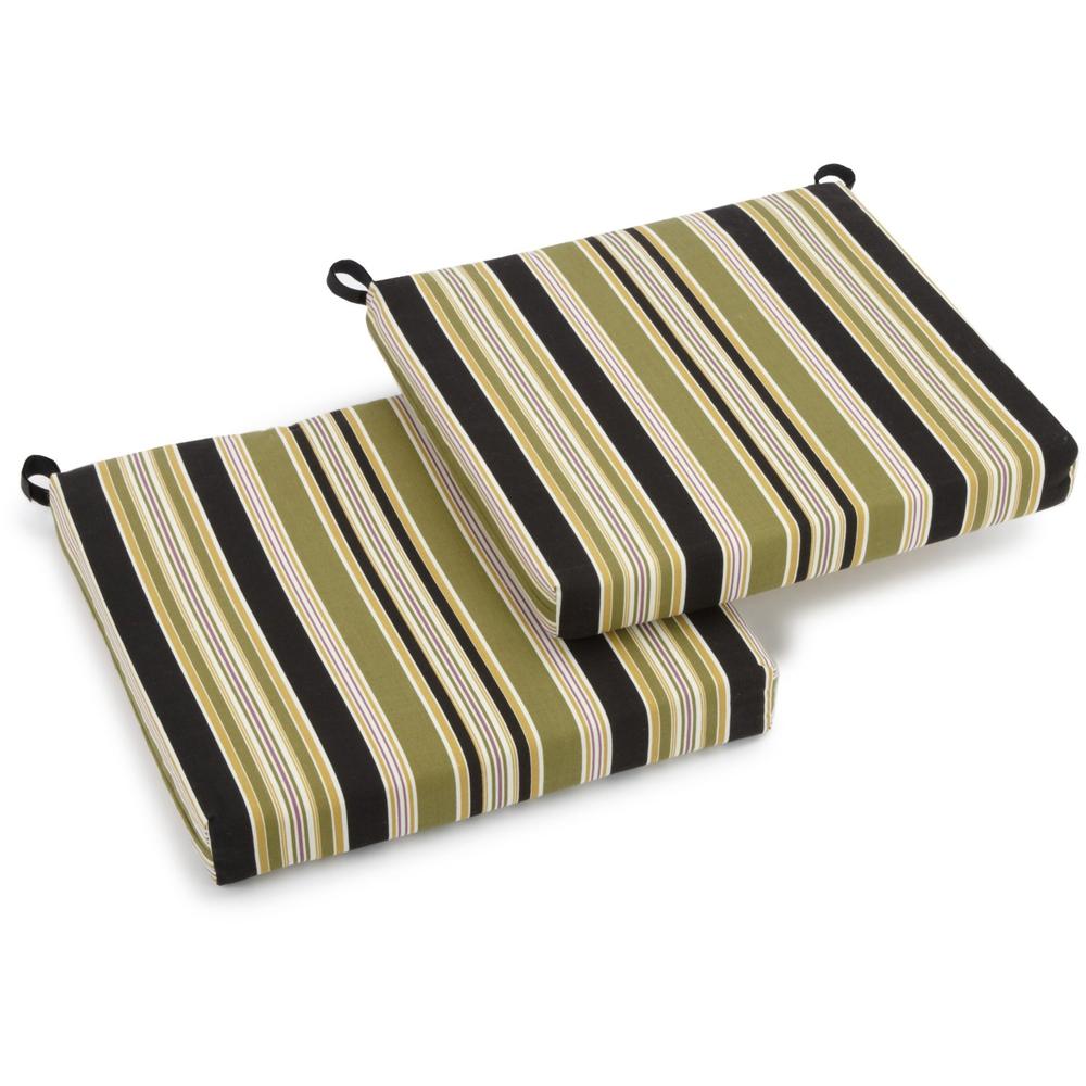 20-inch by 19-inch Spun Polyester Chair Cushion (Set of Two). Picture 1