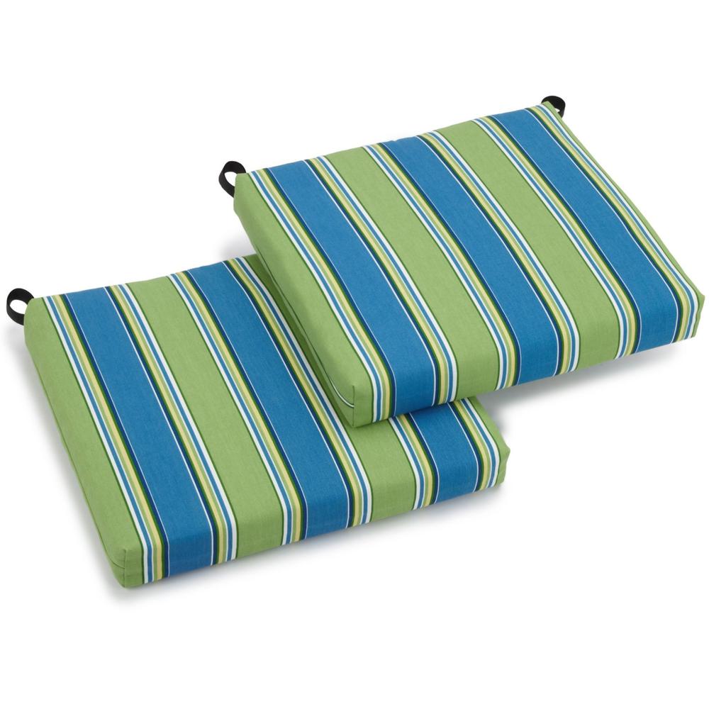20-inch by 19-inch Spun Polyester Chair Cushion (Set of Two). Picture 1