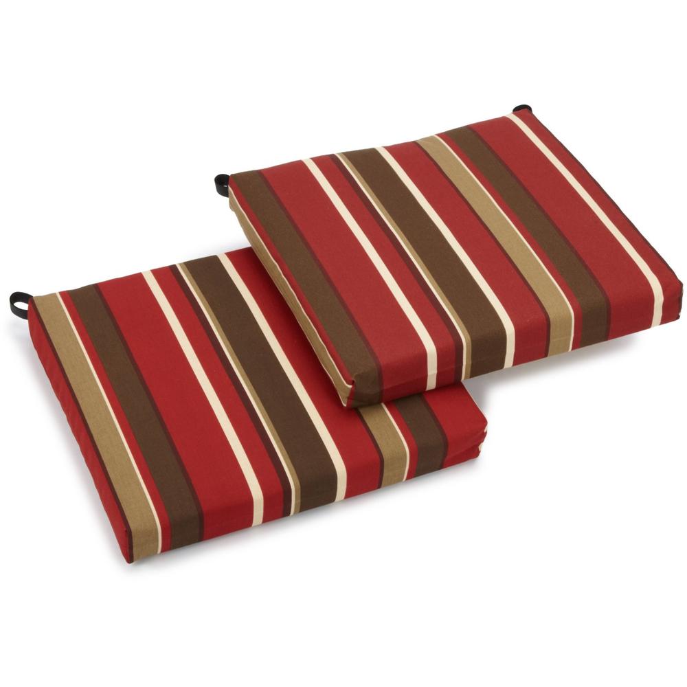 20-inch by 19-inch Spun Polyester Chair Cushion (Set of Two). Picture 1