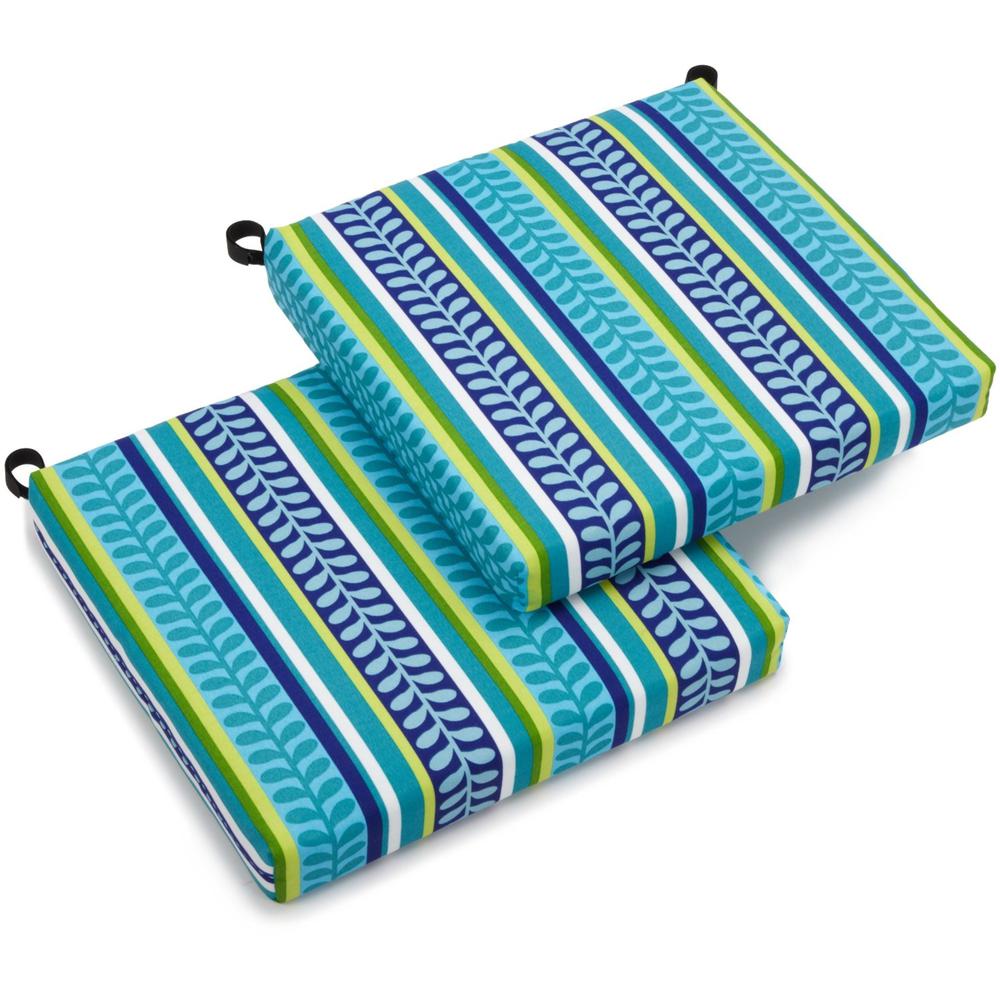20-inch by 19-inch Spun Polyester Chair Cushion (Set of Two). Picture 1