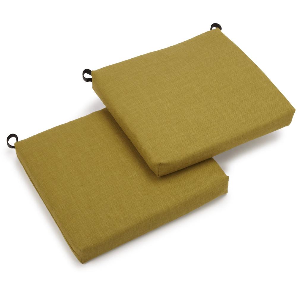 20-inch by 19-inch Spun Polyester Chair Cushion (Set of Two). Picture 1