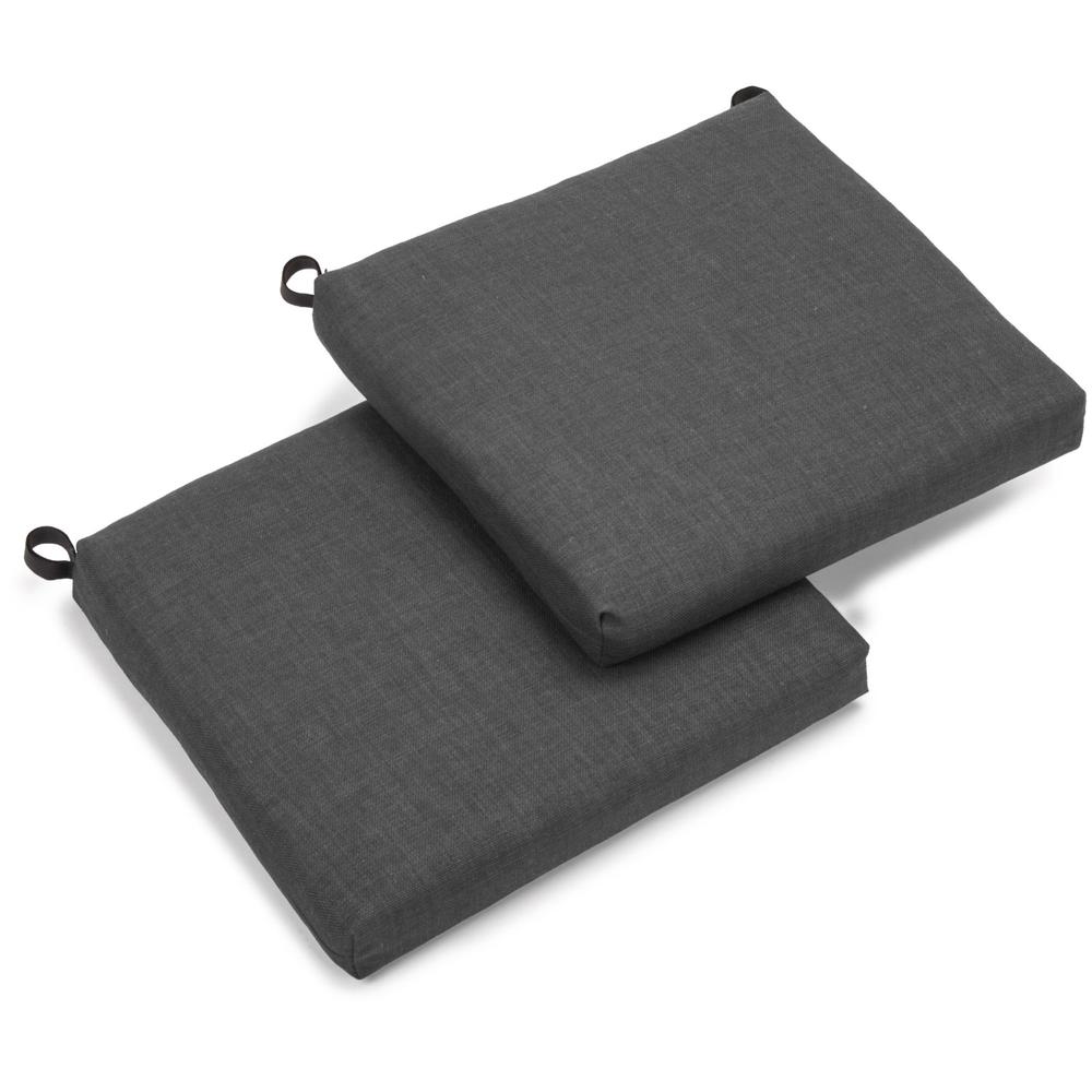 20-inch by 19-inch Spun Polyester Chair Cushion (Set of Two). Picture 1