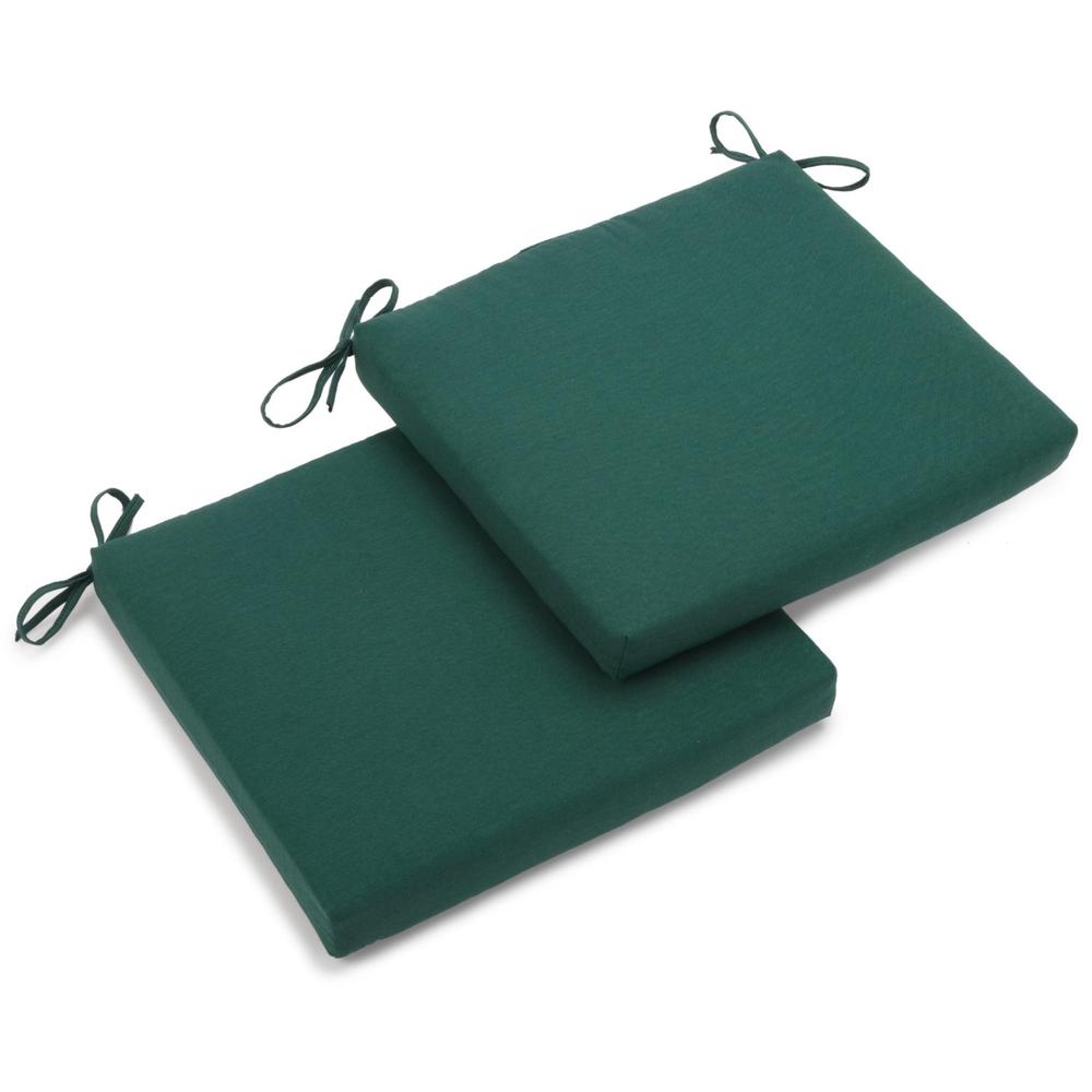 20-inch by 19-inch Twill Chair Cushion (Set of Two). Picture 1