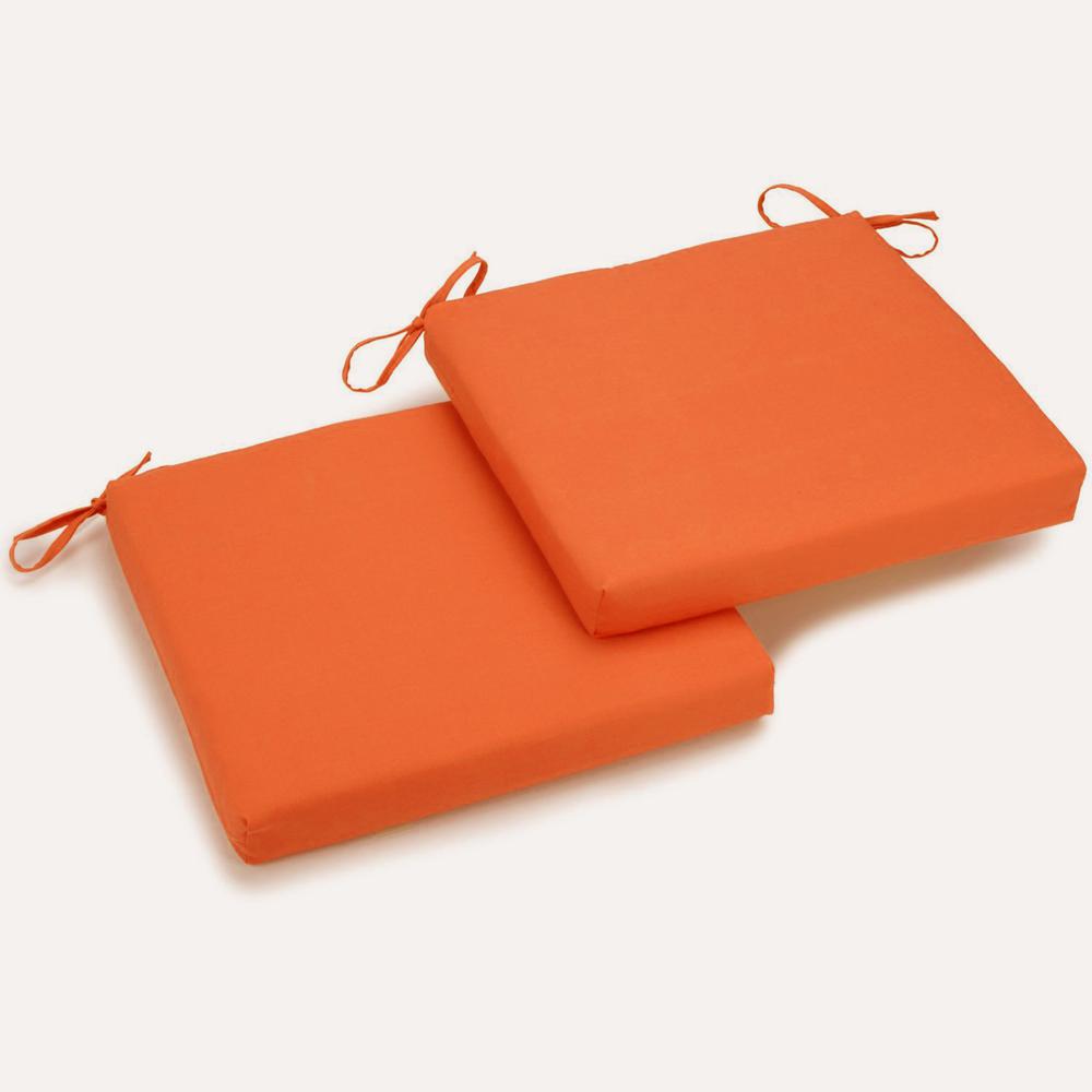 20-inch by 19-inch Solid Twill Chair Cushions (Set of 2) 93454-2CH-TW-TD. Picture 1