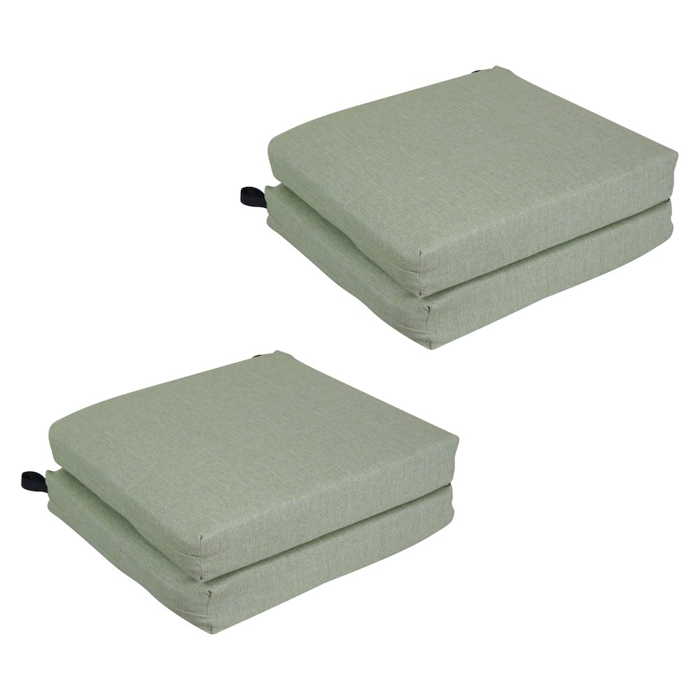 20-inch by 19-inch Premium Olefin Outdoor Chair Cushions (Set of 4). Picture 1
