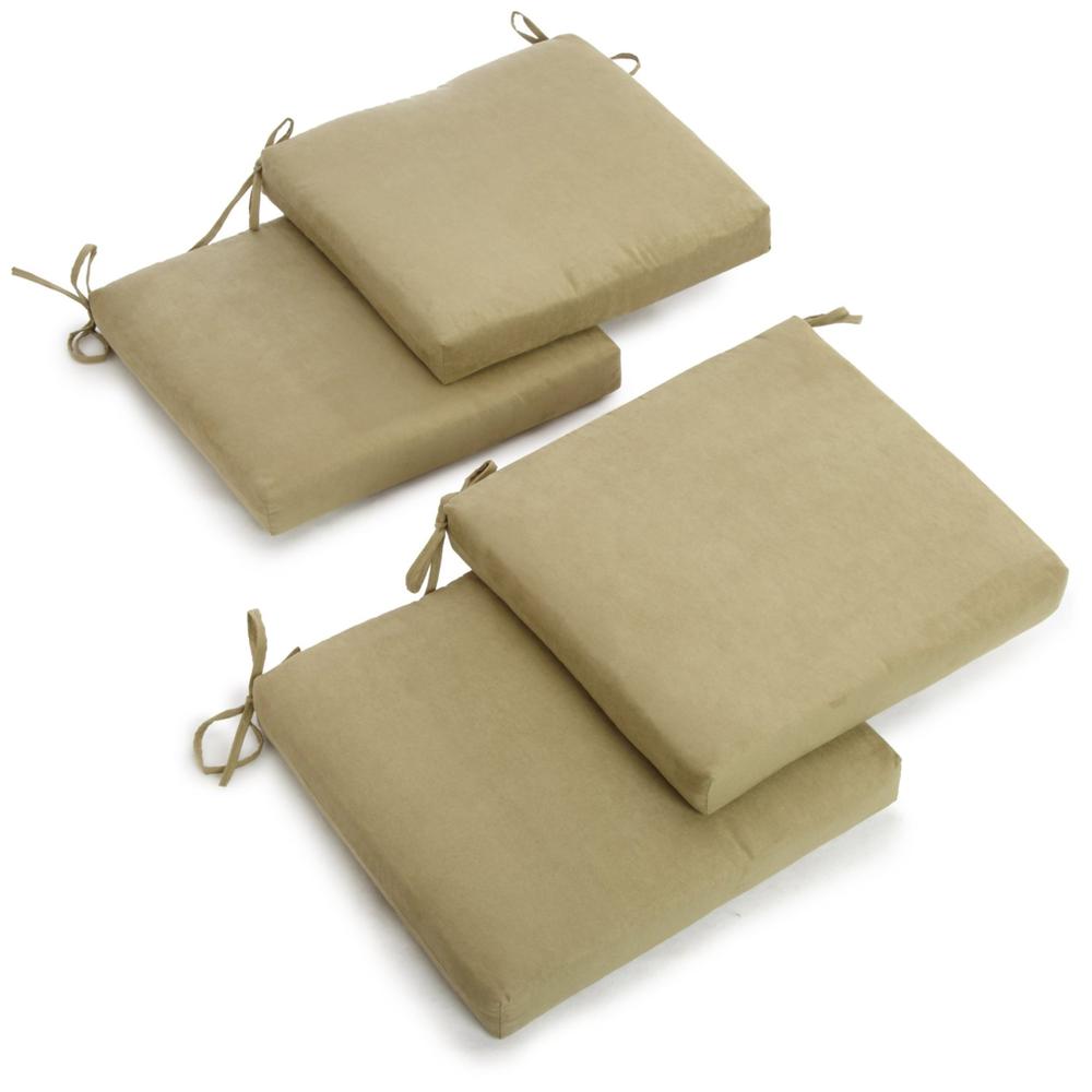 20-inch by 19-inch Polyester Chair Cushion (Set of Four). Picture 1