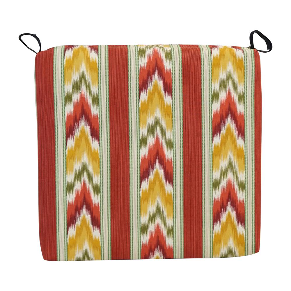 20-inch by 19-inch Patterned Outdoor Chair Cushions (Set of 4)  93454-4CH-OD-162. Picture 2