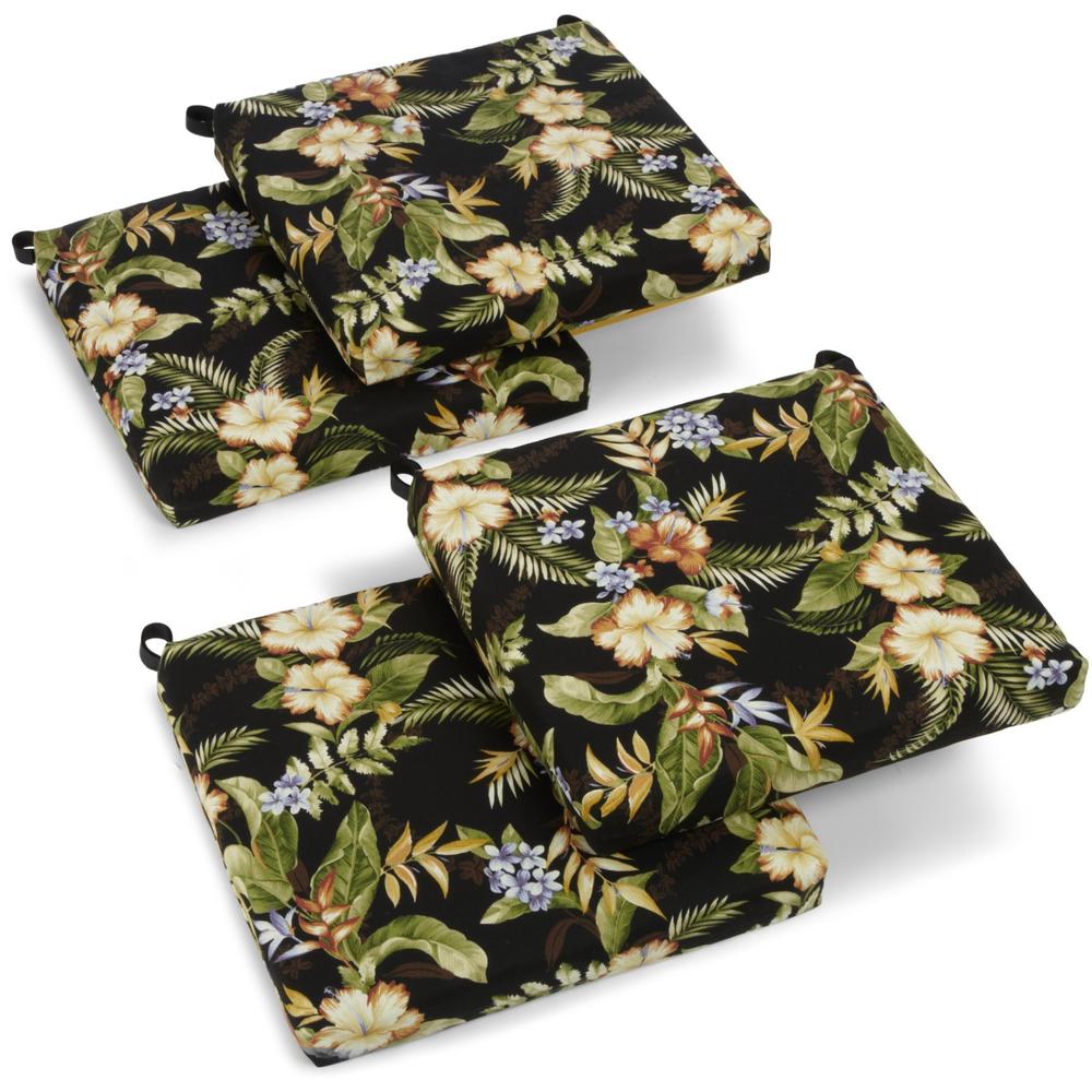 20-inch by 19-inch Spun Polyester Chair Cushion (Set of Four). Picture 1