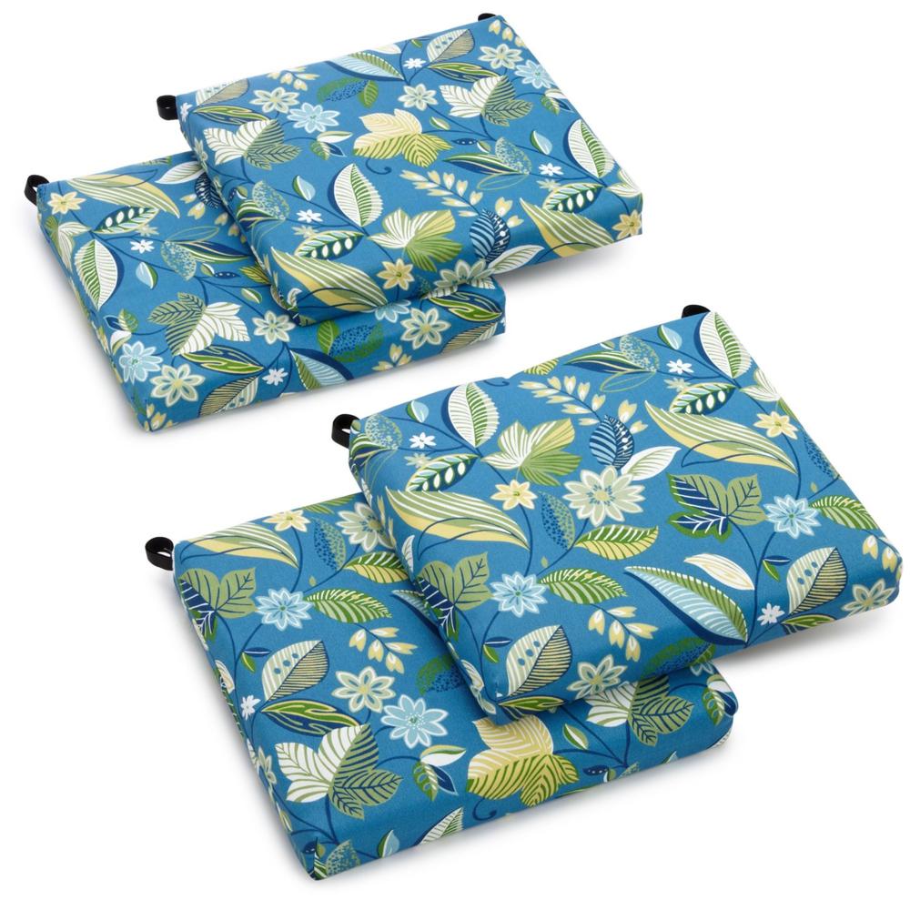 20-inch by 19-inch Spun Polyester Chair Cushion (Set of Four). Picture 1