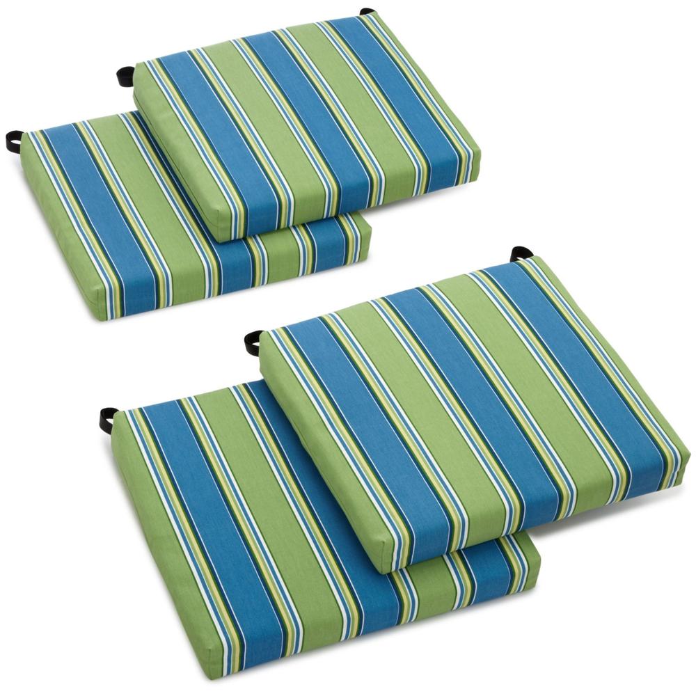 20-inch by 19-inch Spun Polyester Chair Cushion (Set of Four). Picture 1