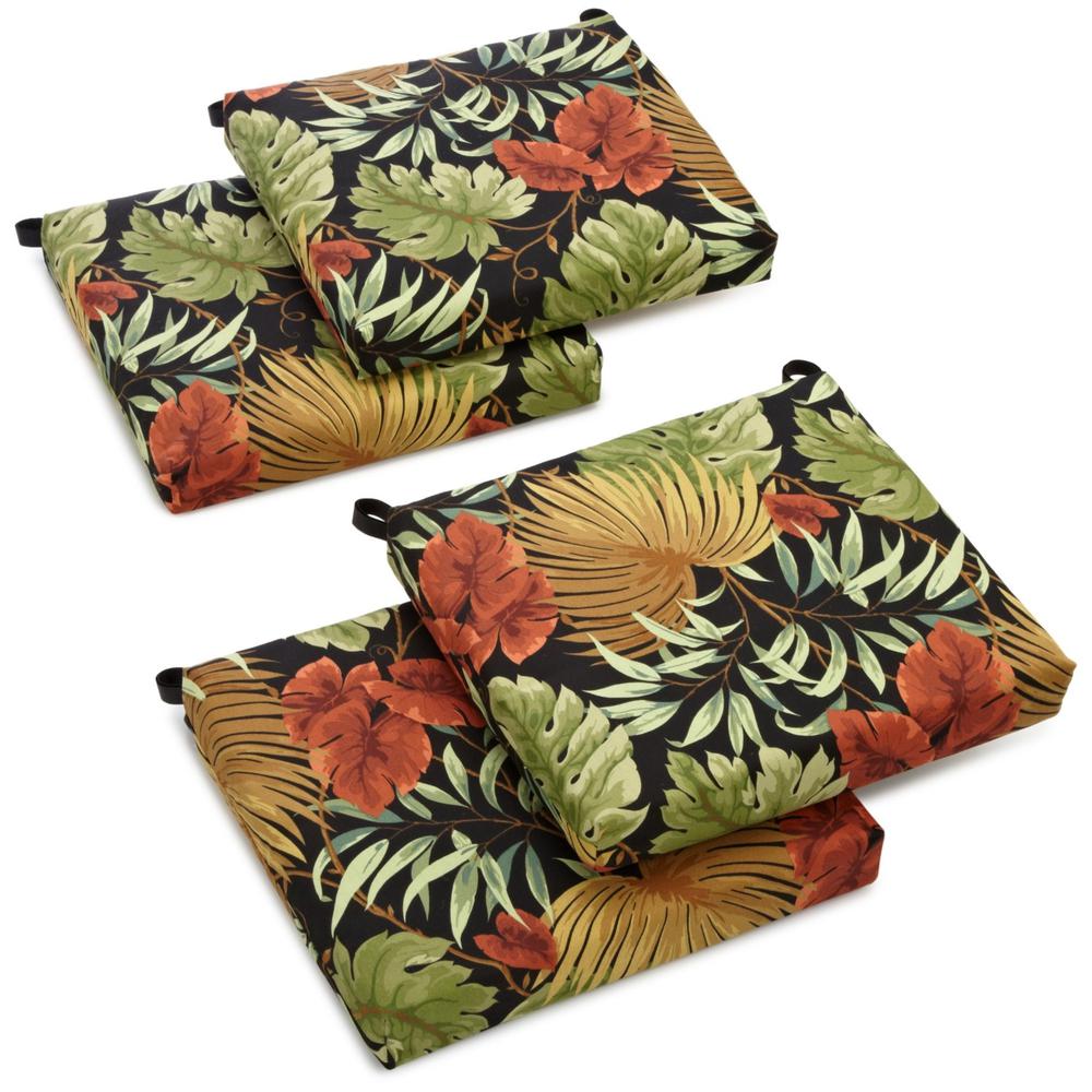 20-inch by 19-inch Spun Polyester Chair Cushion (Set of Four). Picture 1