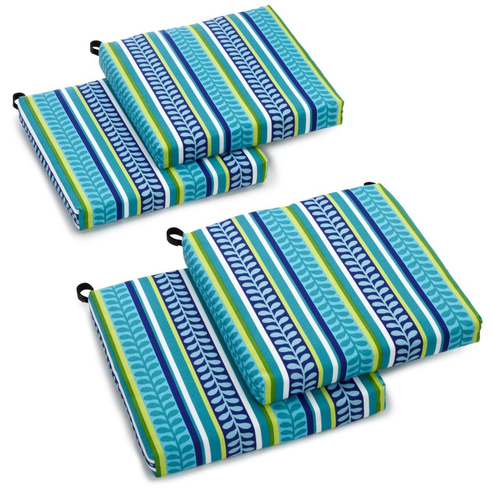 20-inch by 19-inch Spun Polyester Chair Cushion (Set of Four). Picture 1