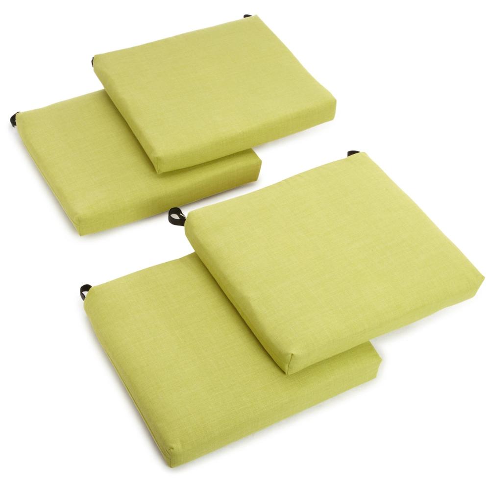 20-inch by 19-inch Spun Polyester Chair Cushion (Set of Four). Picture 1