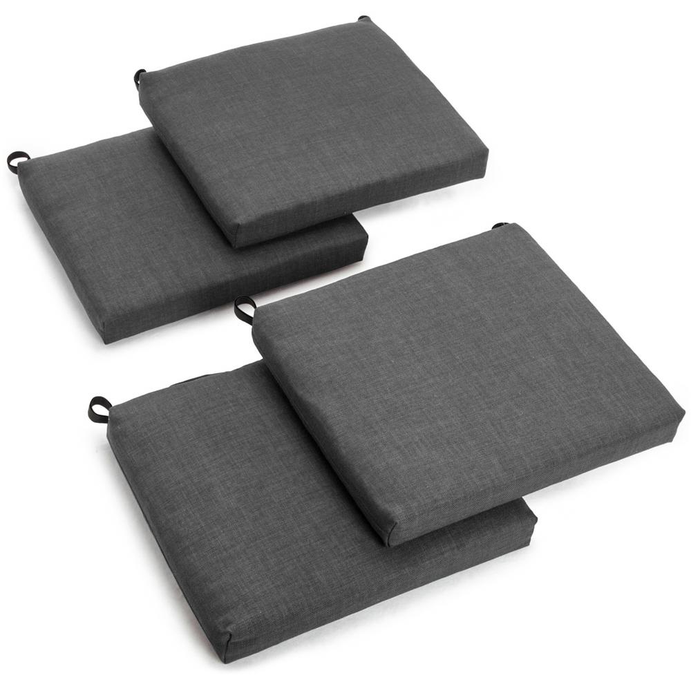 20-inch by 19-inch Spun Polyester Chair Cushion (Set of Four). Picture 1