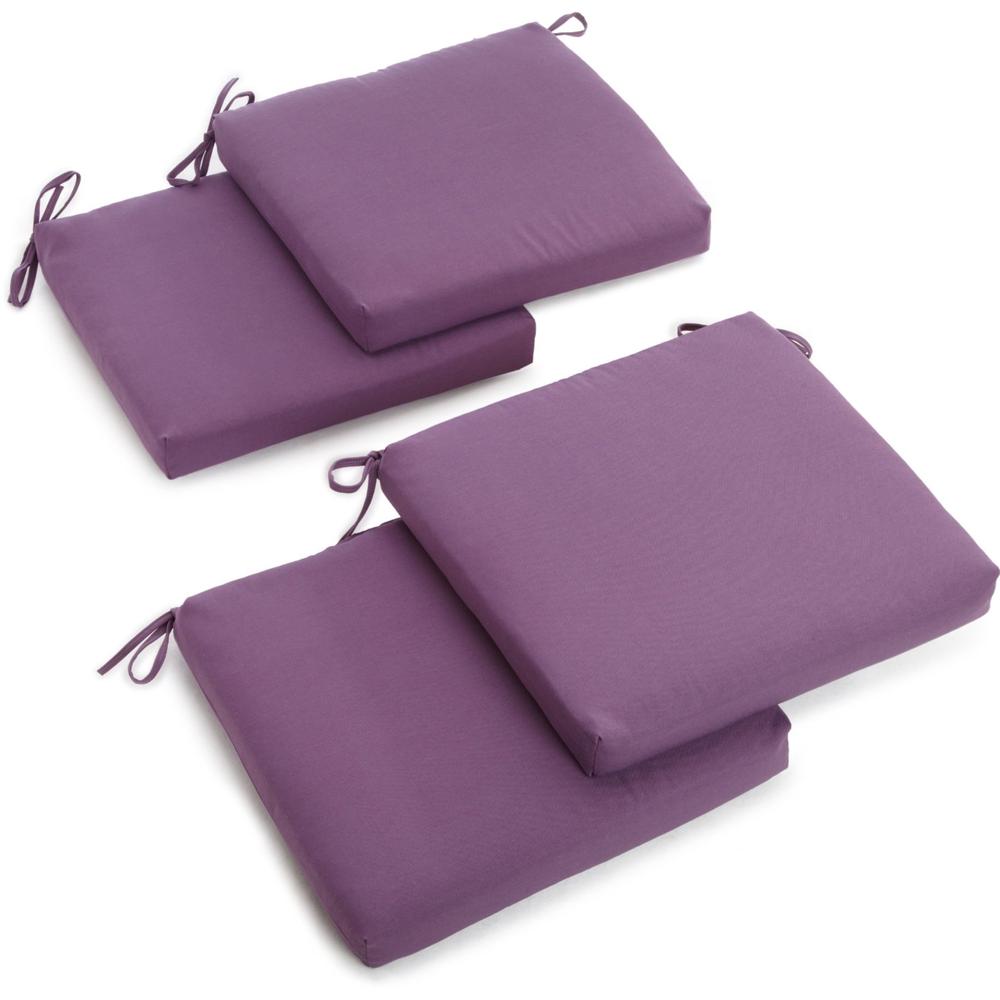 20-inch by 19-inch Twill Chair Cushion (Set of Four). Picture 1