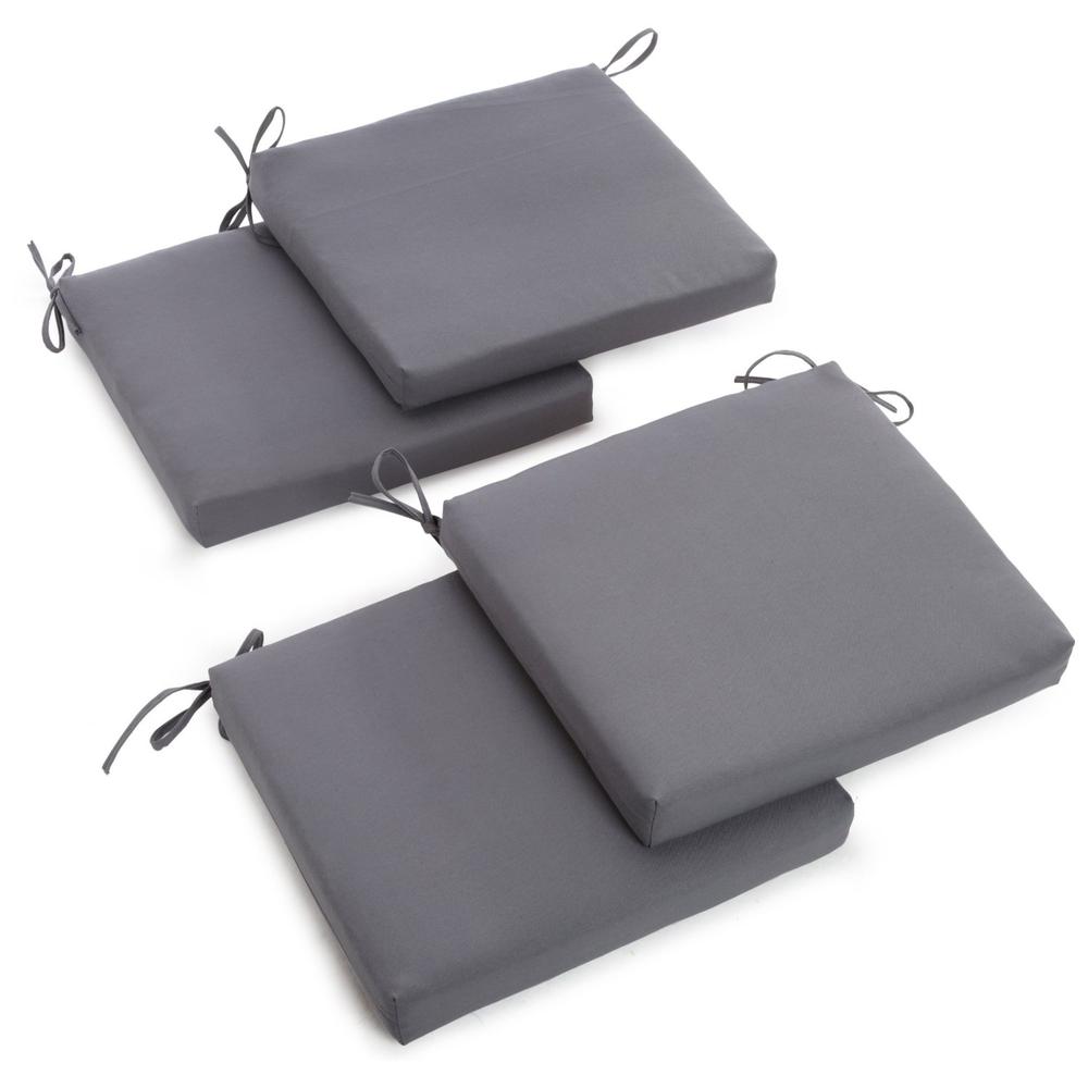 20-inch by 19-inch Twill Chair Cushion (Set of Four). Picture 1