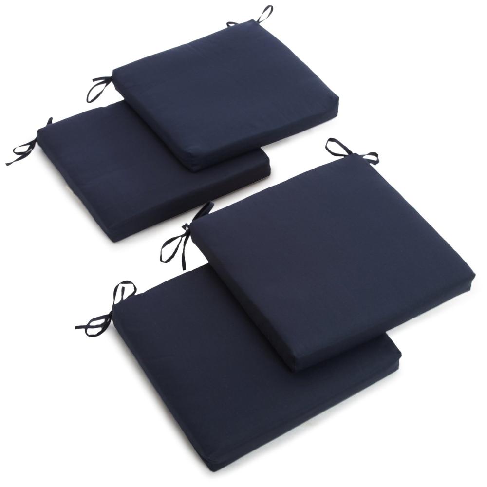 20-inch by 19-inch Twill Chair Cushion (Set of Four). Picture 1