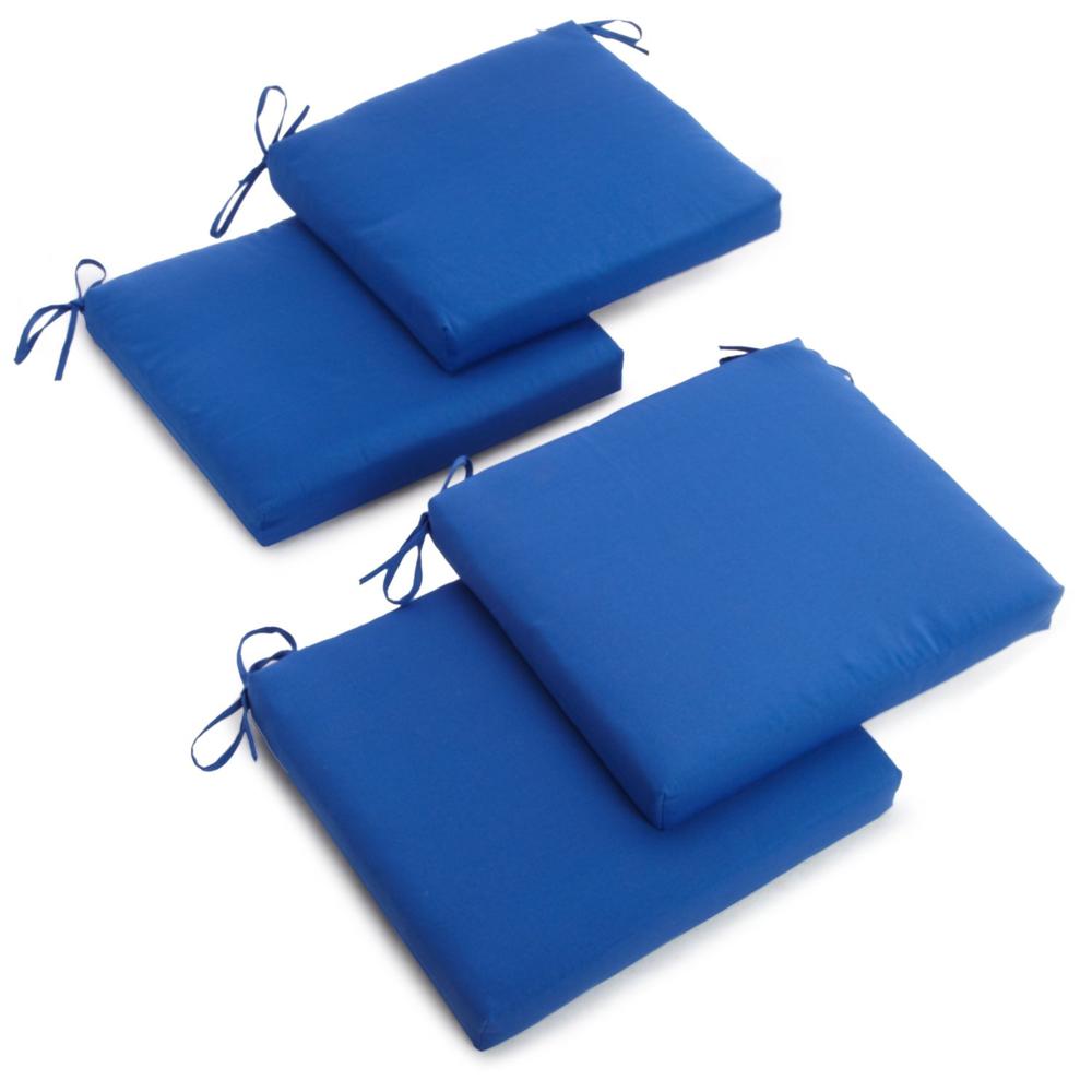 20-inch by 19-inch Twill Chair Cushion (Set of Four). Picture 1