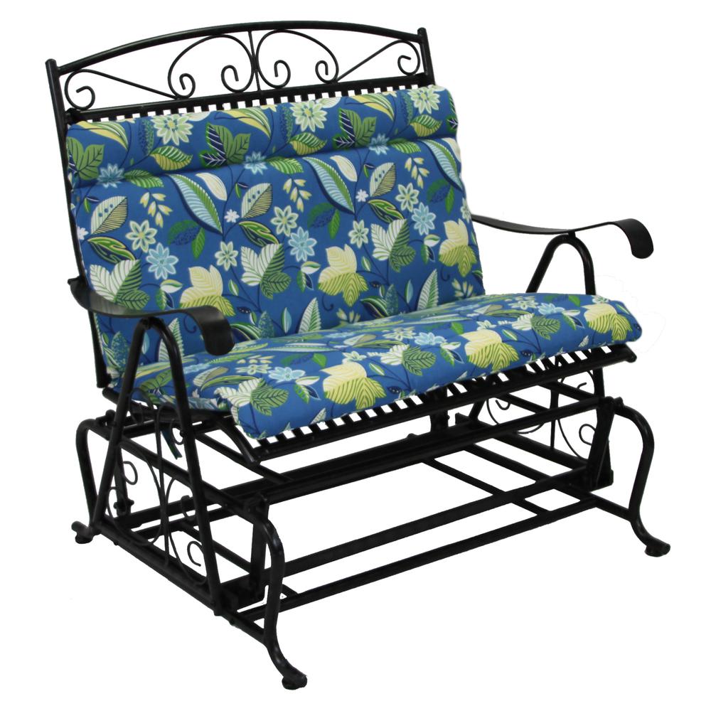 Oudoor Loveseat Glider Cushion (1 Piece Seat and Back). Picture 2