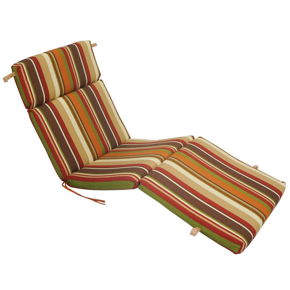 72-inch by 24-inch Polyester Outdoor Chaise Lounge Cushion 93475-OD-066. Picture 1
