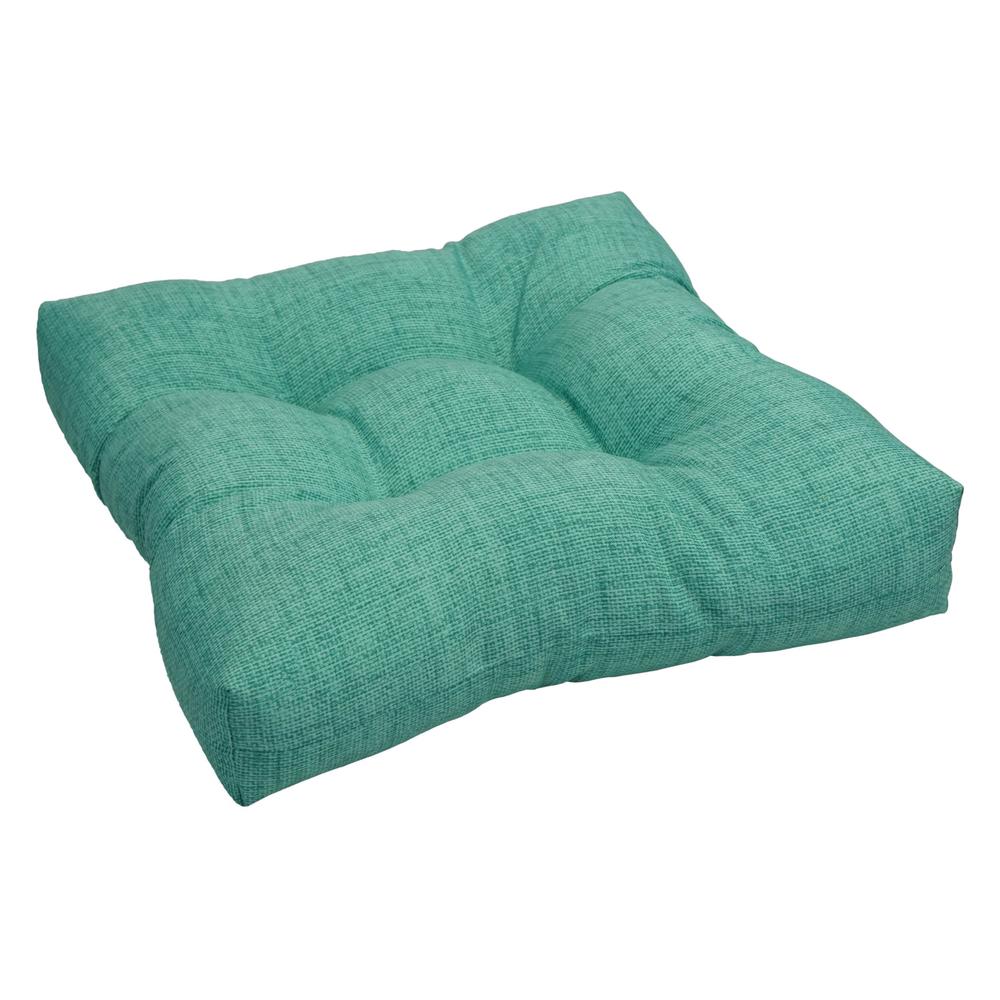 19-inch Squared Patterned Spun Polyester Tufted Dining Chair Cushion 94005-1CH-JO16-16. Picture 1