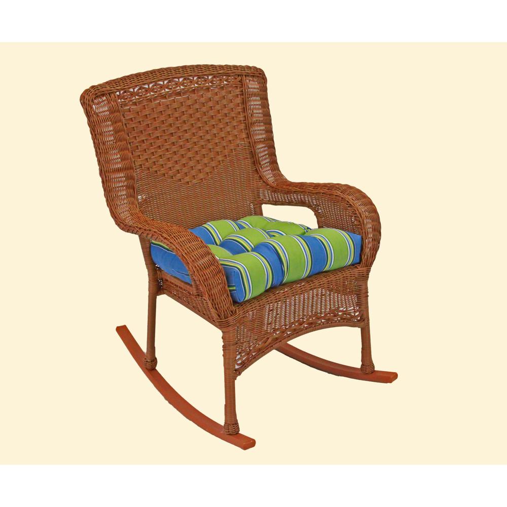 19-inch Squared Spun Polyester Tufted Dining Chair Cushion. Picture 2