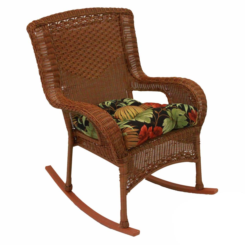 19-inch Squared Spun Polyester Tufted Dining Chair Cushion. Picture 2