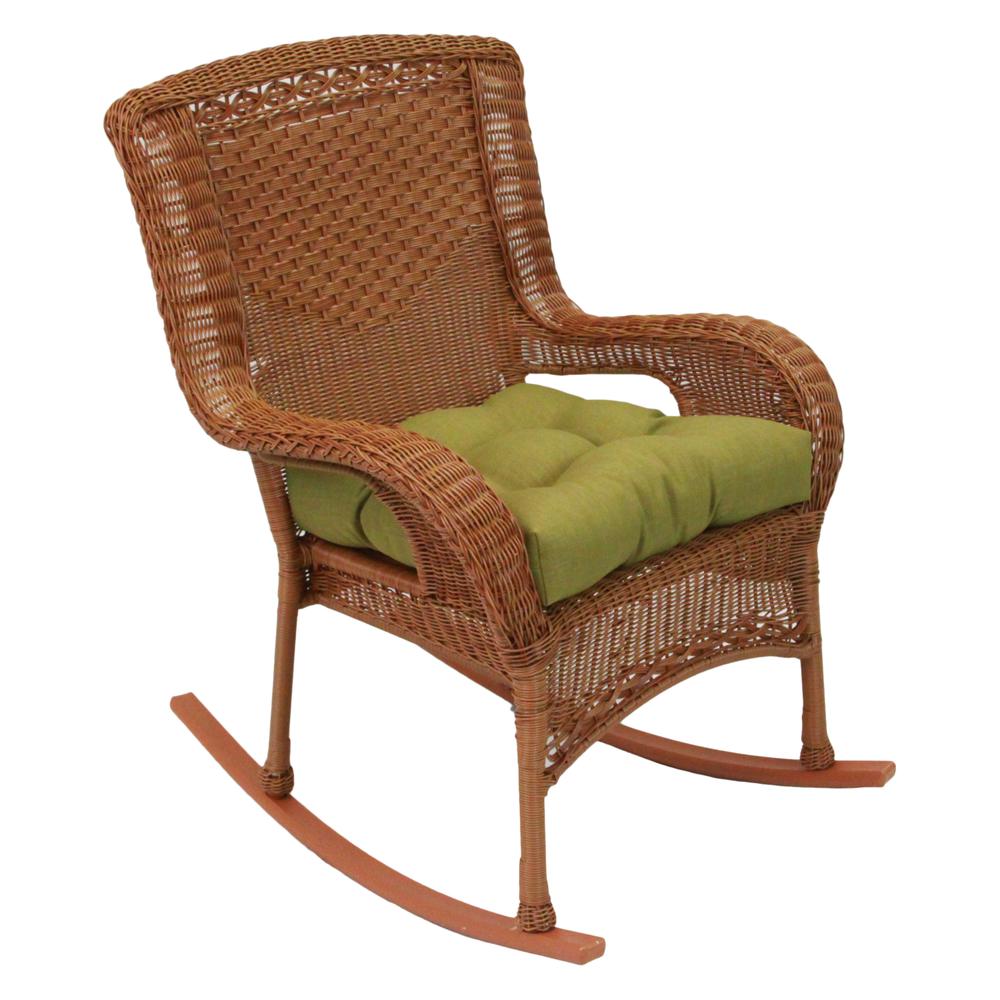 19-inch Squared Spun Polyester Tufted Dining Chair Cushion. Picture 2
