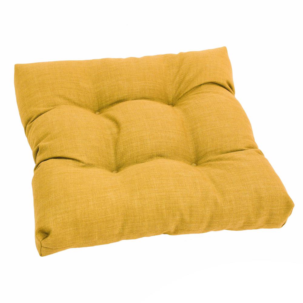 19-inch Squared Spun Polyester Tufted Dining Chair Cushion. Picture 1