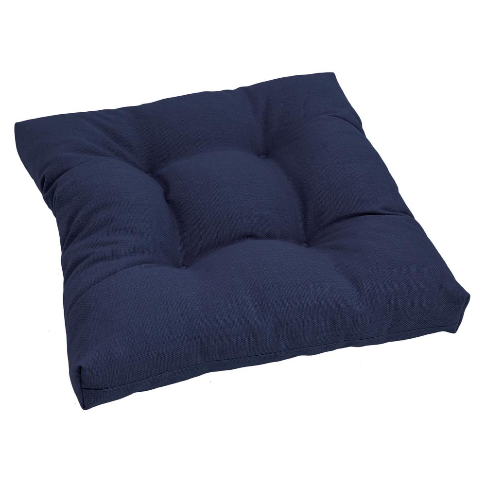 19-inch Squared Spun Polyester Tufted Dining Chair Cushion. Picture 1