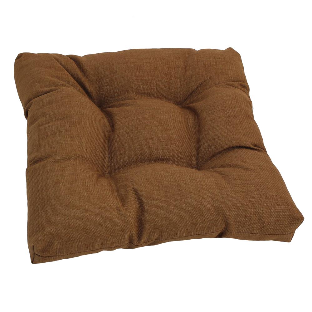 19-inch Squared Spun Polyester Tufted Dining Chair Cushion. Picture 1